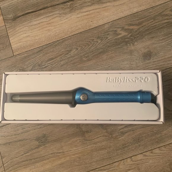 BABYLISSPRO NANO TITANIUM‎ 3/4" TAPER BARREL CURLING WAND-EUC - Picture 3 of 8